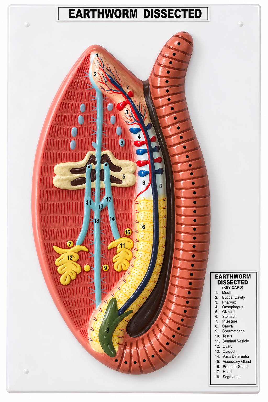 Earthworm Dissection (Pheretima Posthuma) Model